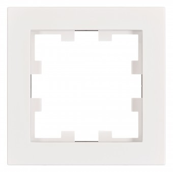 Rama 1 aparat, Design CUBIC, alb