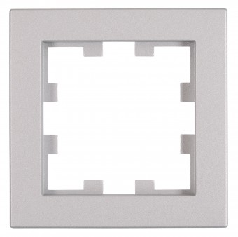 Rama 1 aparat, Design CUBIC, argintie