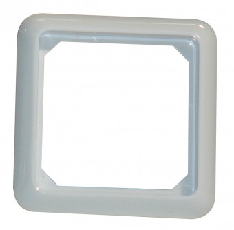 Rama 1 aparat IP44, alb-perla