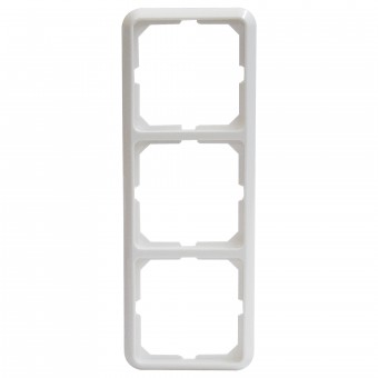 Rama 3 aparate, alb-perla