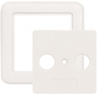 Rama alba 2port.75x75mm pt.HSBKD2A/HSBKDDA,TZU 2-10