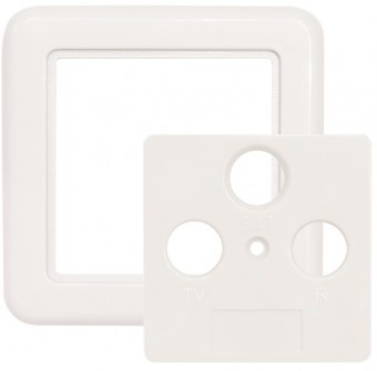 Rama alba 3port.75x75mm pt.HSATD3A/HSATDDA,SZU 2-10