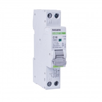 RCBO într-un singur modul Ex9NLE EL 1PN C10 30mA EU, 111154, Noark
