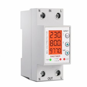 RELEU  DIGITAL DE PROTECTIE TENSIUNE PROGRAMABIL INTRE 1-80A, 220V, REC. AUTOMATA, SVP-977