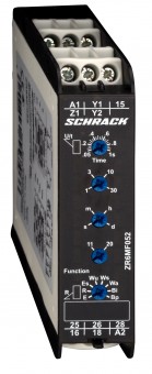 Releu de timp cu 16 fct., 2CC, Ualim=24-240VAC/VDC, 8A