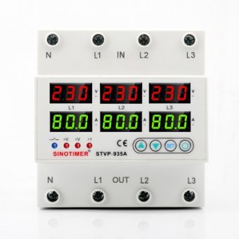 Releu digital de protectie tensiune 220V  1-80A Recuperare automata