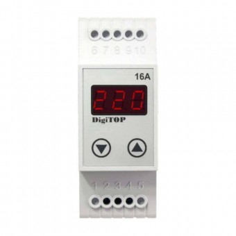 Releu protectie tensiune 16A – DIGI TOP