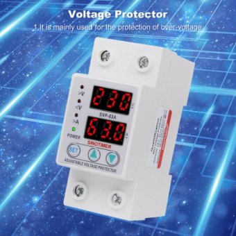RELEU SIGURANTA DIGITALA DE PROTECTIE TENSIUNE 63A, ECRAN LED, RECUPERARE AUTOMATA, SVP-63A