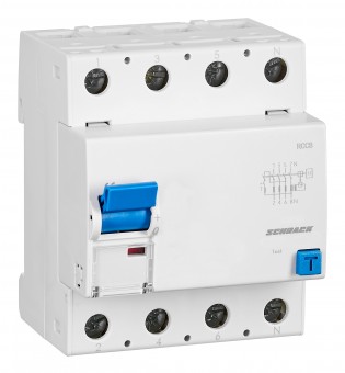 Residual current curcuit breaker 125A, 4-pole, 100mA, type A