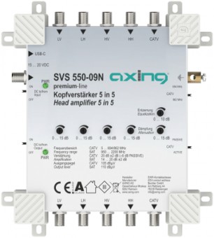 SAT Headamplifier 5 in 5, SVS 550-09N