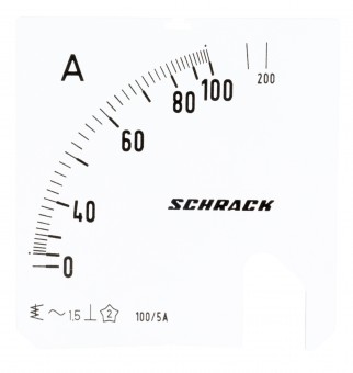 Scala 72*72mm, 100/200/5A, AC