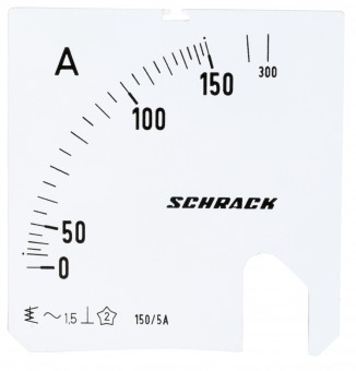 Scala 72*72mm, 150/300/5A, AC