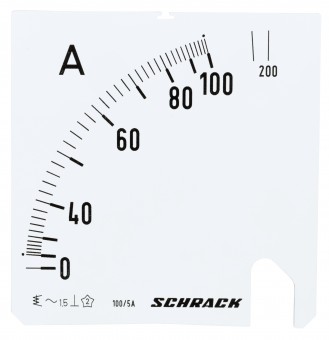 Scala 96*96mm, 100/200/5A, AC