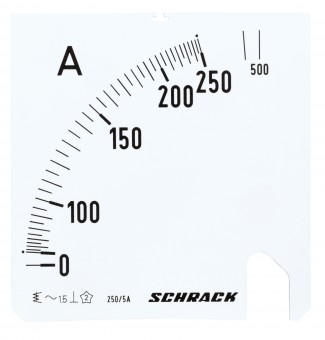 Scala 96*96mm, 250/500/5A, AC