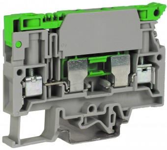 Screw Terminal with Fuse holder, 6mm², Type SFR.6 grey