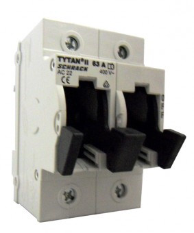Separator de sarcina pentru portfuzibile D0 TYTAN-II 2p, 63A