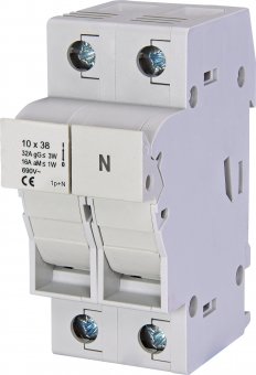 Separator modular pentru portfuzibile 10x38 1p+N 32A