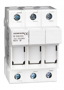 Separator modular pentru portfuzibile 10x38 3p 32A