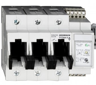 Separator sarcina pt. portfuz. D0 TYTAN-II 3p, 63A+suprav.