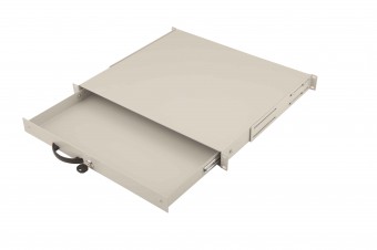 Sertar tastatura si mouse, 19”, 1U, D=400, RAL7035