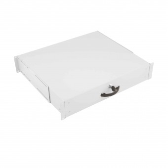 Sertar tastatura si mouse, 19”, 2U, D=400, RAL7035
