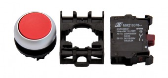 Set complet buton comanda rosu