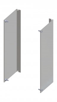 Set L-profile Side panels for meter panel 362mm 8HU