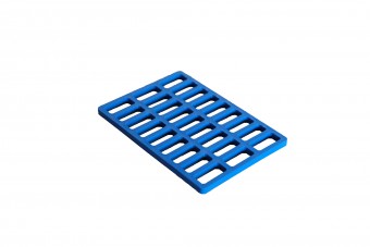 Shim Plate VS series, material thickness 5.0 mm, blue