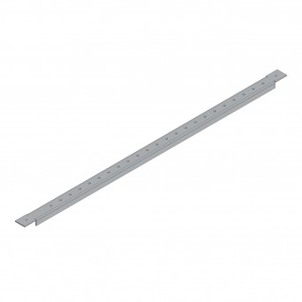 Sina perforata pentru sistem de 60 mm in dulap latime 3