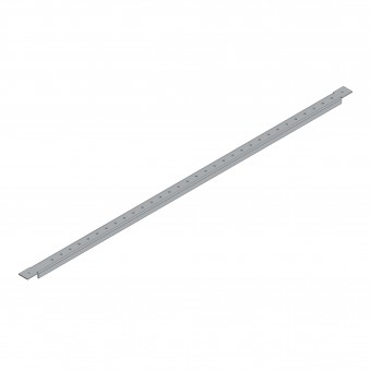 Sina perforata pentru sistem de 60 mm in dulap latime 4