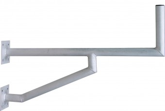 Sist.Fix.perete DP=970mm,H=250mm,2x(175x175mm),D50mm,Al