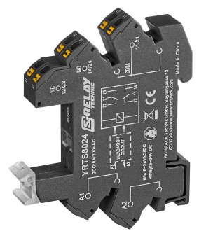 Soclu cu conex.elastice, ex.logica, 5mm, pt. relee RT 24VDC