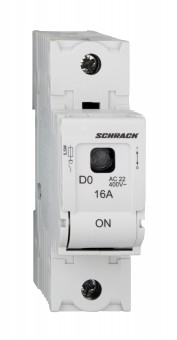 Soclu pentru portfuzibile D02, seria ARROW S, 1-pol, 16A