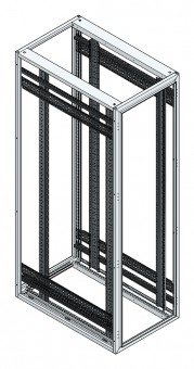 SORAX 19 Basicframe, RAL7035, W=600xD=1.000xH=2.000mm