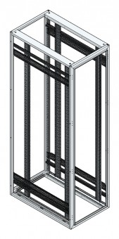 SORAX 19 Basicframe, RAL7035, W=600xD=1.000xH=2.200mm