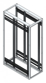 SORAX 19 Basicframe, RAL7035, W=600xD=1.200xH=2.000mm