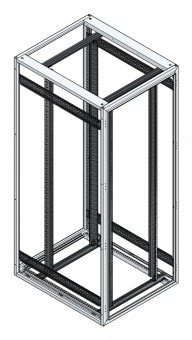 SORAX 19 Basicframe, RAL7035, W=800xD=1.000xH=2.000mm