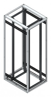 SORAX 19 Basicframe, RAL7035, W=800xD=1.000xH=2.200mm