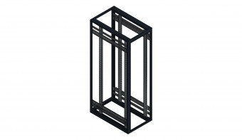 SORAX 19 Basicframe, RAL9005, W=600xD=1.000xH=2.000mm