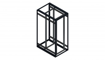 SORAX 19 Basicframe, RAL9005, W=800xD=1.200xH=2.000mm