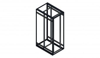 SORAX 19 Basicframe, RAL9005, W=800xD=1.200xH=2.200mm