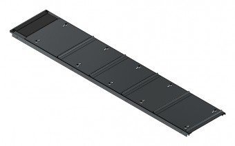 SORAX Bottom Plate, W=300xD=1.200mm, with cable entry