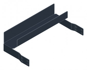 SORAX Cable Duct 300mm, 2U, RAL9005