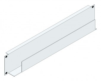 SORAX Cable Duct 600mm, 2U, RAL7035