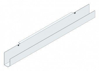 SORAX Cable Duct 800mm, 2U, RAL7035