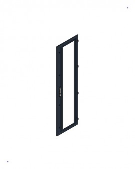 SORAX Glassdoor IP54, W=600xH=2.220mm, RAL9005
