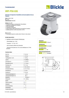 SORAX Heavyduty Caster Set, Enclosure Depth 1.200mm, RAL9005