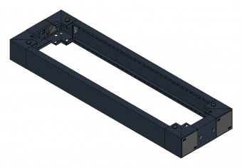 SORAX Plinth, Closed, W=300xD=1.000xH=100mm, RAL9005