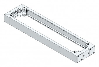 SORAX Plinth, Closed, W=300xD=1.200xH=100mm,RAL7035