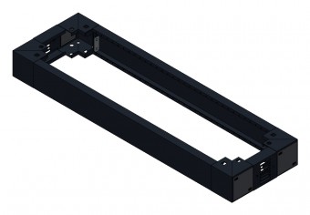 SORAX Plinth, Ventilated, W=300xD=1.000xH=100mm,RAL9005